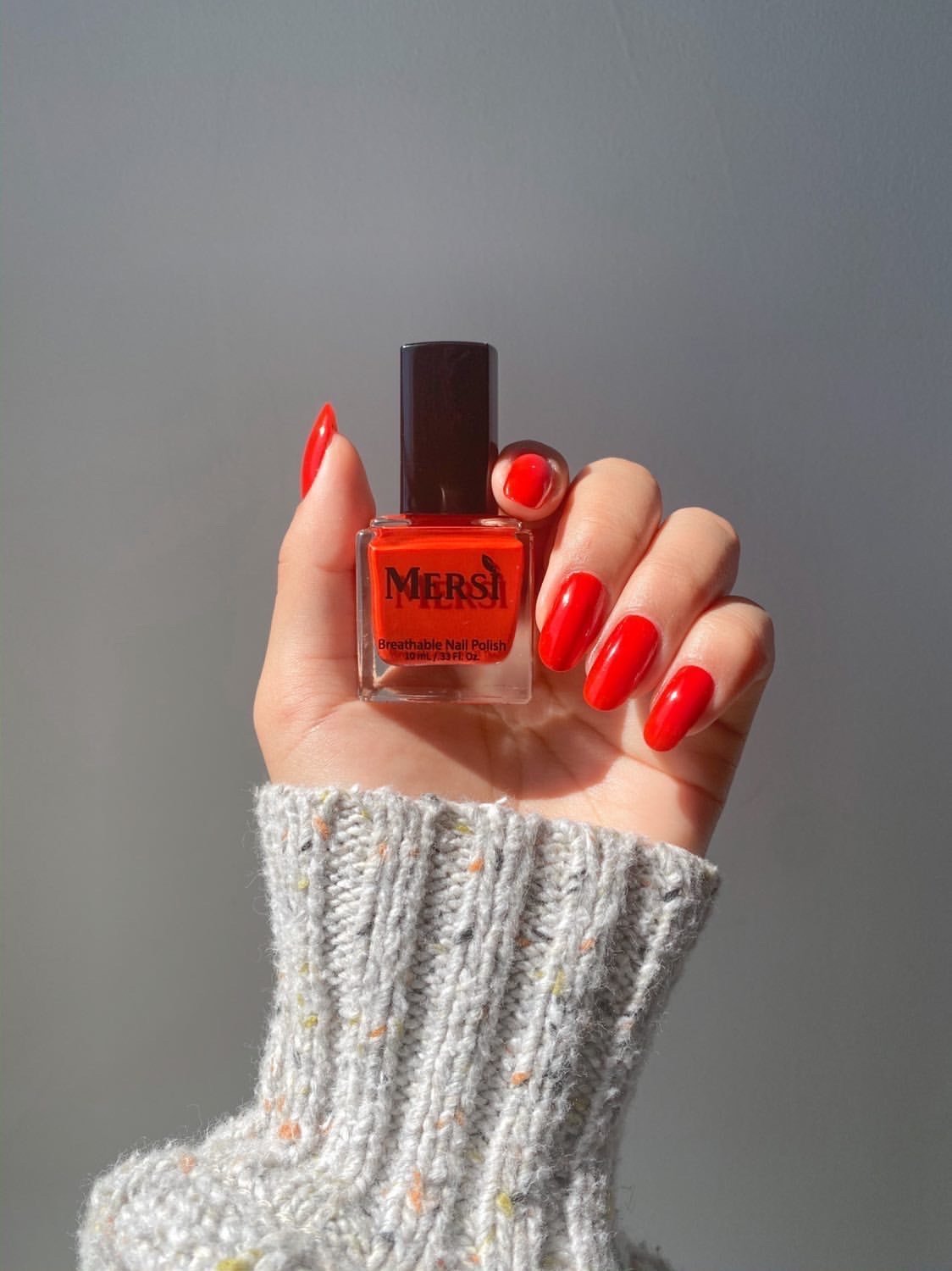 Red Beach Halal Nail Polish Breathable 10ML.